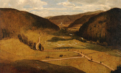 Blick nach St. Blasien (1870), Gemlde von Hans Thoma