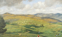 Blick ins Tal (1904), Gemlde von Hans Thoma